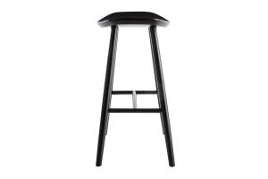 Tabouret de bar bois noir H65 cm DEMORY