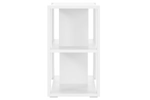 Bibliothèque basse design blanche L167.5 cm MUSSO