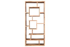 Bibliothèque ouverte design en bois massif L80 cm CHAPMAN