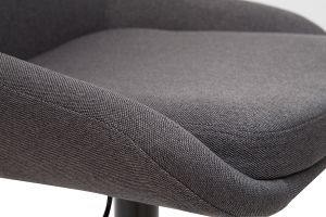 Tabourets de bar design réglables gris foncé (lot de 2) HOLO