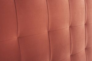 Tête de lit capitonnée en tissu velours terracotta L160 cm HALCIONA