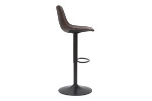 Tabourets de bar vintage réglables pivotants marron (lot de 2) NEW ROCK