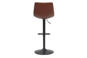 Tabourets de bar vintage réglables pivotants marron clair (lot de 2) NEW ROCK