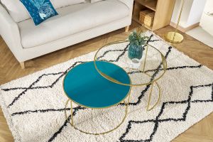Tapis style berbère motif noir 160 x 230 cm TRIBU
