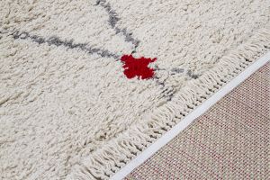 Tapis rectangulaire à motifs losanges 60 x 120 cm LIO