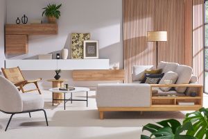 Élément mural TV horizontal blanc laqué brillant L137.5 cm ETERNEL
