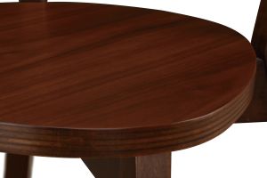Chaises scandinaves en bois foncé noyer (lot de 2) LEENA