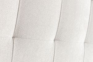 Tête de lit capitonnée en tissu beige clair naturel L160 cm HALCIONA