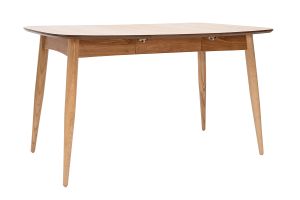 Table à manger extensible carrée en bois clair L90-130 cm NORDECO