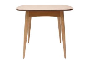 Table à manger extensible carrée en bois clair L90-130 cm NORDECO