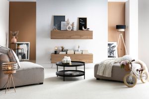 Élément mural TV horizontal en bois clair  L137.5 cm ETERNEL