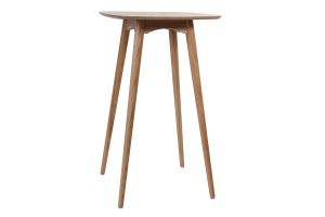Table haute carrée frêne scandinave L60 cm BALTIK