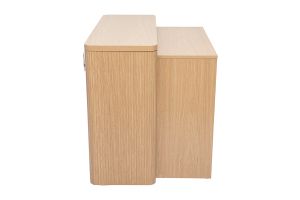 Console bureau d'appoint avec tiroirs finition bois clair chêne L110 cm ENOLA