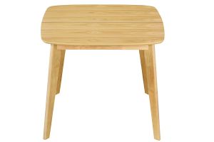 Table à manger extensible scandinave carrée placage chêne L90-130 cm LEENA