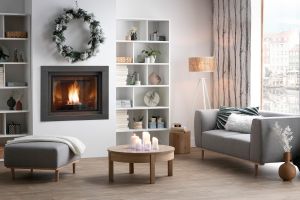 Bibliothèque design bois blanc L92 cm EPURE