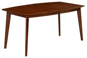 Table à manger extensible scandinave noyer L150-200 cm LEENA