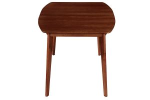 Table à manger extensible scandinave noyer L150-200 cm LEENA