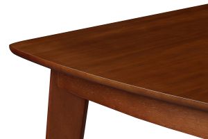 Table à manger extensible scandinave noyer L150-200 cm LEENA