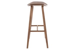 Tabouret de bar design noyer H72 cm DEMORY
