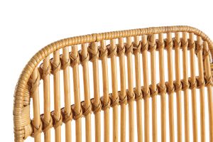 Chaises en rotin et métal noir (lot de 2) MALACCA