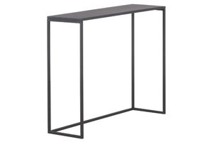Mesa consola industrial metal negro L100 cm KARL