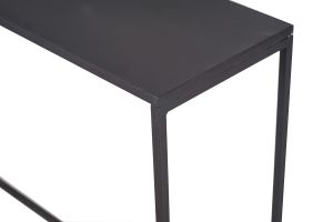 Console industrielle en métal noir L100 cm KARL