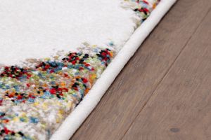 Tapis rectangulaire à motifs berbères multicolores 160 x 230 cm SPELL