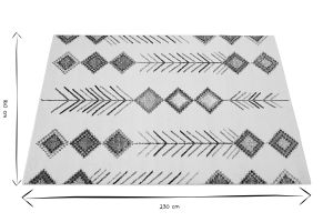 Tapis rectangulaire à motifs berbères multicolores 160 x 230 cm SPELL