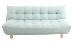 Divano convertibile design scandinavo verde acqua YUMI