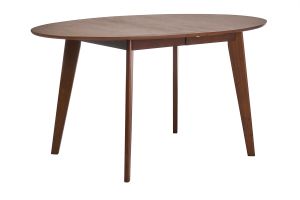 Table à manger extensible ovale en bois foncé L150-200 MARIK