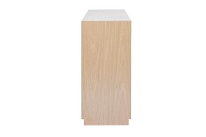 Console con cassetti finitura legno chiaro rovere L100 cm RUBINA