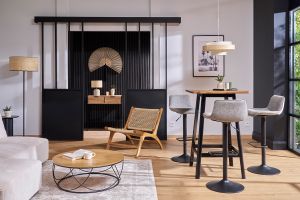 Tavolo da bar design nero JONES