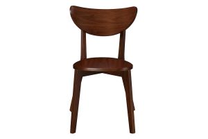 Chaises scandinaves en bois foncé noyer (lot de 2) LEENA
