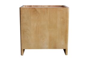 Table de chevet avec tiroir en bois manguier massif NEREA