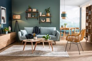 Tables basses gigognes scandinaves bois clair chêne (lot de 2) ARTIK