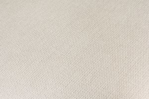Banc scandinave en tissu effet velours texturé beige et bois clair L92 cm ELION