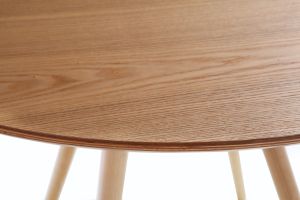 Table à manger ronde bois clair D90 cm ARTIK