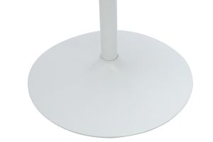 Table à manger design ronde blanche D90 cm CALISTA