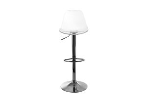 Tabourets de bar design réglables transparents (lot de 2) GALILEO
