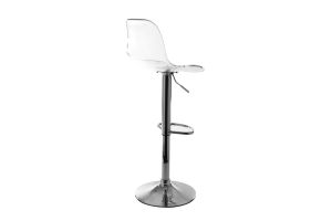 Tabourets de bar design réglables transparents (lot de 2) GALILEO
