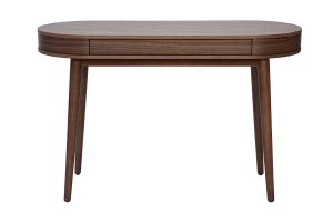 Bureau avec tiroir en bois foncé L120 cm JUDITH