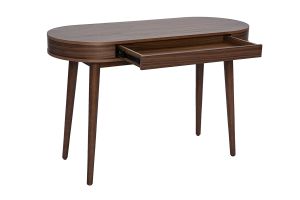 Scrivania con cassetto in legno scuro L120 cm JUDITH