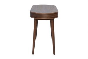Bureau avec tiroir en bois foncé L120 cm JUDITH