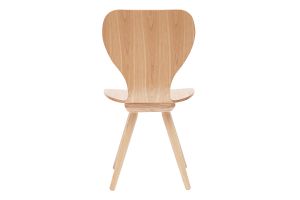 Chaises vintage en bois clair (lot de 2) NORDECO