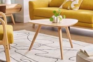 Table basse scandinave bois clair L69 cm ARTIK