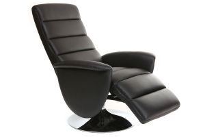 Poltrona relax manuale nero NELSON