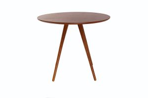 Table à manger design ronde noyer D90 ARTIK