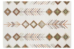 Tapis rectangulaire à motifs berbères multicolores 160 x 230 cm SPELL