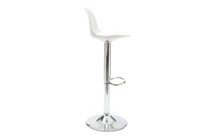 Tabourets de bar design blancs (lot de 2) STEEVY