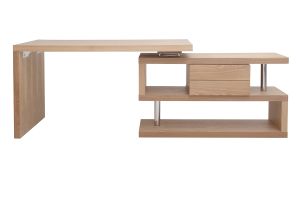 Caisson de rangement 2 tiroirs bois clair frêne MAX